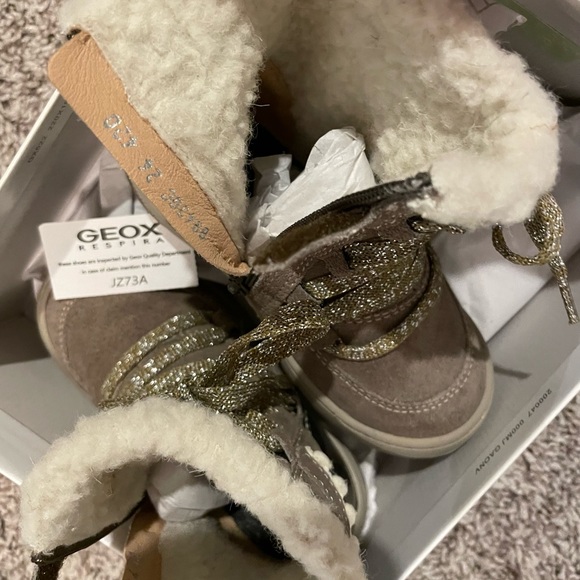 Geox toddler girls Jay J boot. Size 8 us EU 24. NIB - Picture 6 of 8